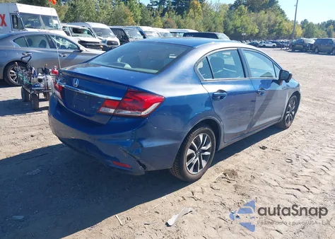 2014 Honda Civic Ex из США, поврежденный, VIN 19XFB2F86EE236356